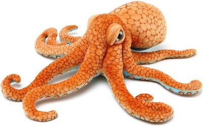 Viahart Tiger Tale Toys großer realistischer Oktopus Plüschtier, 18 Zoll (46 cm) Haustier Oc