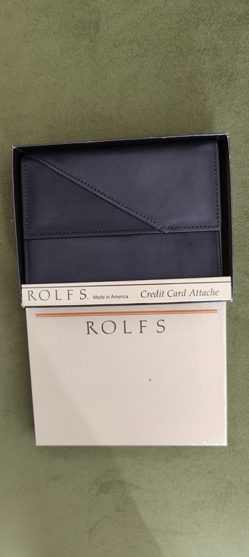 Brown New In Box  Rolfs Wallet Premium Calfskin Leather Credit Card