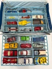VINTAGE OFFICIAL 1969 MATCHBOX COLLECTOR'S MINI-CASE WITH MATCHBOX CARS TOOTSIE