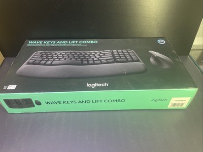 Logitech Wave Keys & Lift Combo Wireless Ergonomic Keyboard (920-013610)