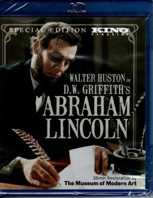 D.W. Griffith's Abraham Lincoln (Kino Lorber Blu-ray, 1930) (Walter Houston) NEW