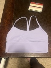 Lululemon Flow Y Nulu Longline Bra Light Support A  C Cups Size 6