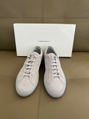 COMMON PROJECTS Achilles low Gr 40 Velour grey (NP:499,- ) *NEU*