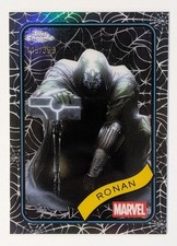 2025 Topps Chrome Marvel Ronan #157 Spider Web Refractor /399 Parallel Insert