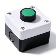 Push Button Switch Box, ABS Weatherproof Green One Button Control Switch Box
