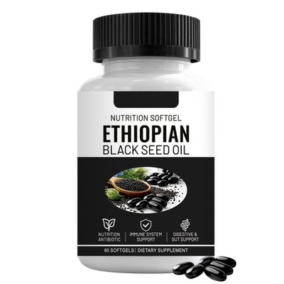 #ad Ethiopian Black Seed Oil with Thymoquinone Organic Cold Pressed 60 Softgels $14.17