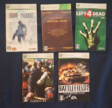 Japanese Xbox 360 Manual Lot, Lost Planet, Fallout 3, Left 4 Dead, Etc.