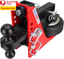 Shocker HD Air Ride Hitch Dual Ball 9072kg Tow Capacity 50.8mm Receiver
