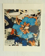 NASA Space Shuttle Crew in Space, Color Photo, Uncredited, 8"x10" on Kodak Paper
