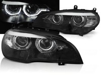 Xenon Scheinwerfer DRL LED Tagfahrlicht FüR BMW X5 E70 Bj. 2007-2010 Schwarz