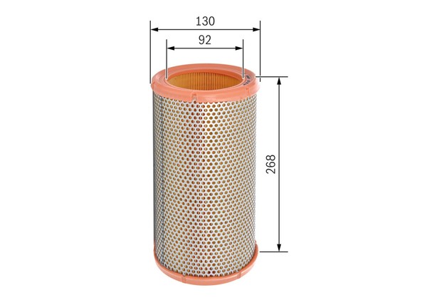 Luftfilter Bosch 1 457 433 624 Filtereinsatz FüR LA0 Renault BA0 19 JA0 Megane 2-image