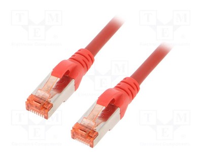 RJ45-Stecker,beiderseitig LSZH Cu 6 S/FTP Line Patch cord