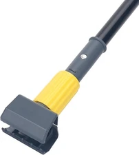 KeFanta Metal Mop Handle Commercial Heavy Duty,58" Industrial 1 Pack, Yellow 