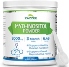Zazzee Myo-Inositol Powder, 3 Month Supply, 92 Servings, 2000 mg per Serving