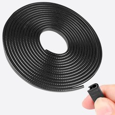 REGUICORP 20Ft 6.1m Car Door Edge Guards, U-Shaped Black Car Door Protector...