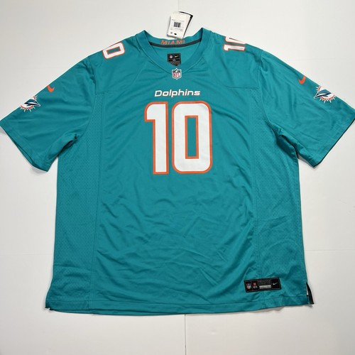 Miami Dolphins NFL Tyreek Hill #10 Nike Jersey Aqua Mens Size 3XL NWT