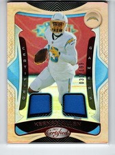 2021 Certified Certified Gamers Jerseys Mirror Bronze #10 Keenan Allen /199