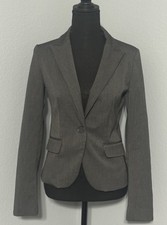Women  s Express Dark Gray Blazer Size 2