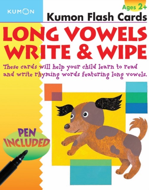 Long Vowels Write & Wipe by Kumon 9781933241487