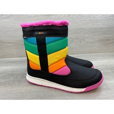 Merrell Snow Quest Lite 2.0 Women's Rainbow Waterproof Winter Boots  7 Shoes