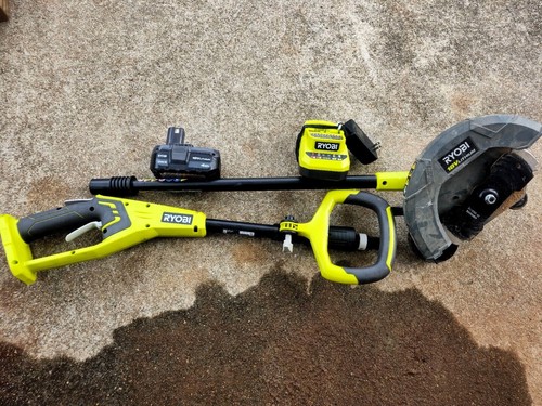 Ryobi ONE+ 18V 9 in. Cordless Battery Edger P2300BTL - W/ Battery & Charger