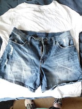 Rock Republic Blue Distressed Women's Jean Shorts