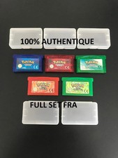 Pokemon Version Rubis Saphir Emeraude Rouge Feu Vert Feuille 100% AUTHENTIQUE