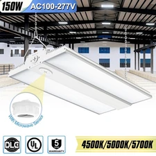 4500K~5700K  LED High Bay Light 150W Warehouse Shop Lighting + Microwave Sensor