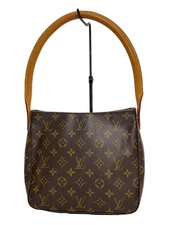 LOUIS VUITTON MM Tote Bag in Brown Monogram Canvas and PVC