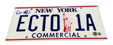 DAN AYKROYD signed (GHOSTBUSTERS) Ray Ecto 1 License Plate Beckett 3W042371