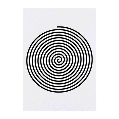 Temporäre Tattoos/Transfers ''Konzentrische Spirale'' (TO00090237)