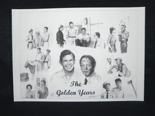 Andy Griffith & Don Knotts The Golden Years Mayberry North Carolina Lithograph
