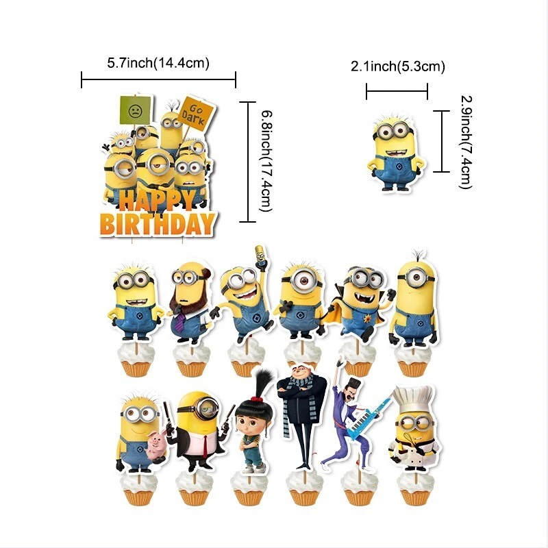Minion Party Set Party Supplies Kids Children Birthday Decoration - image 4 of 4