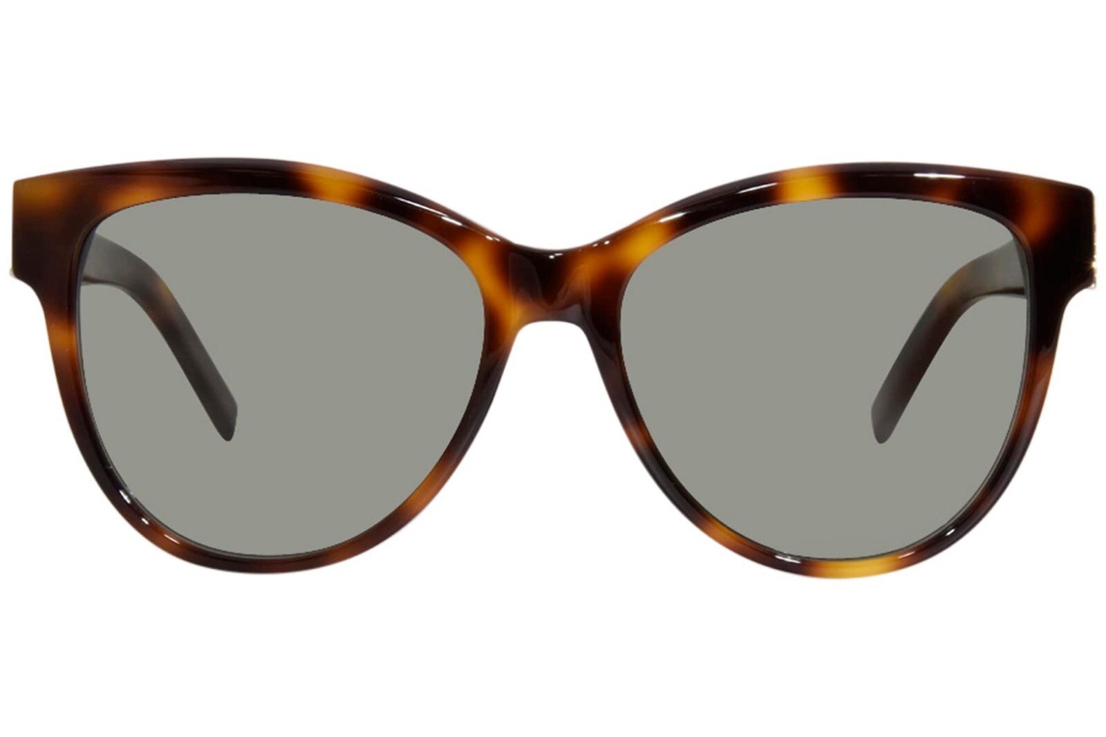 Occhiali da sole Saint Laurent YSL design occhio di gatto tartaruga lenti fumo SL M105