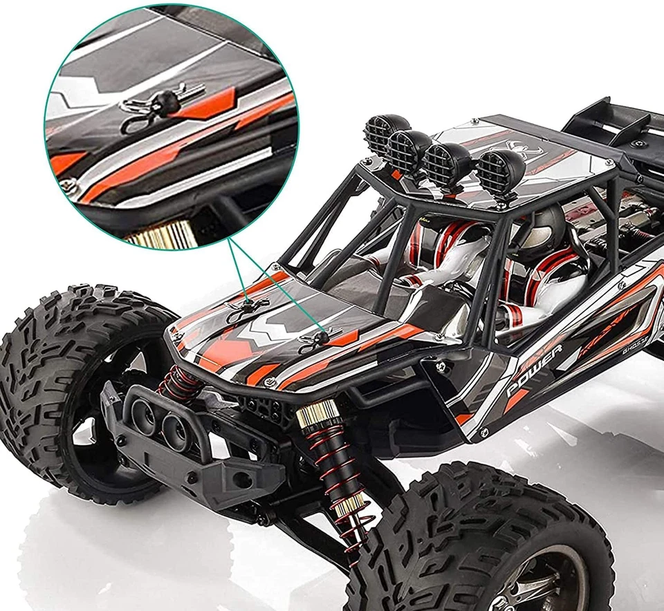 Clip per carrozzeria in acciaio inox 1/8 per WLtoys 144001 - Resistente alla ... - Immagine 3 di 4