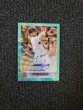 2022 Topps Chrome Baseball Connor Wong Rookie Auto Aqua Lava 153/199 - SC8843
