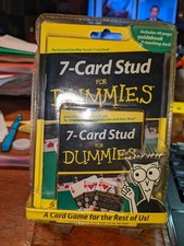Sette card stud o manichini, 40 pagine guida e mazzo didattico. Nuovo in confezione.