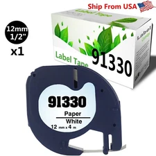 1 Pack DYMO 91330 Label Tape for LetraTag QX 50 XR XM 2000 LT-100H