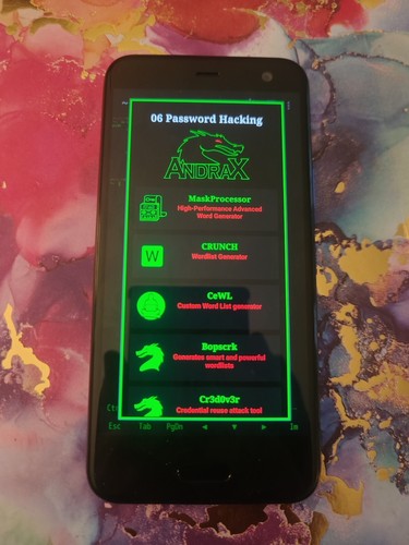 Rooted HTC U11 Cyber Security Andrax Pentest Phone - Afbeelding 8 van 9