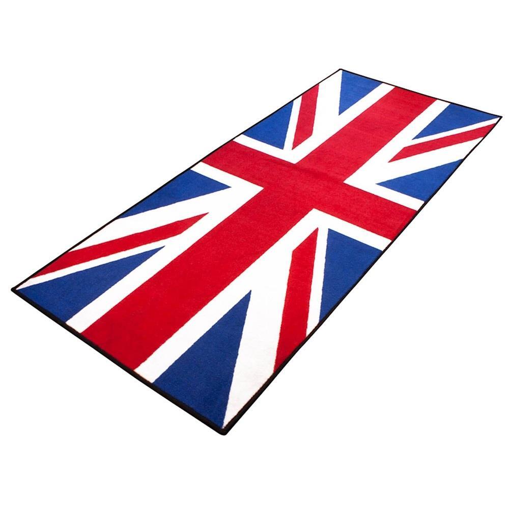 BikeTek Series 3 Motorcycle Garage Mat Union Jack 190 X 80cm Superbike Enduro