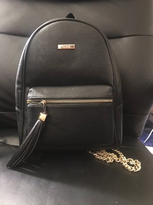 aldo gold backpack
