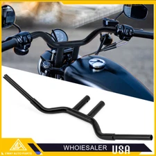 10'' MX-T Bar Handlebar Black For Harley Sportster Iron 883 1200 48 72 Roadster
