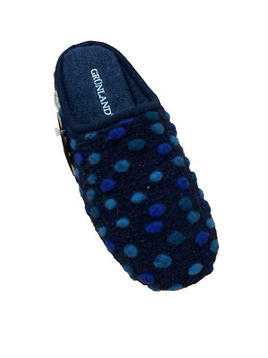 GRUNLAND Nr. 40 Art. IRRA CI3175 B2 SLIPPER POIS Col. BLAU