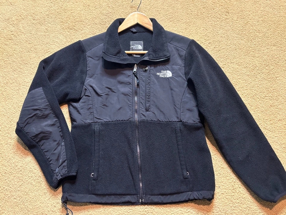 Chaqueta De Colección Y2K The North Face Denali Cremallera Completa Polartec Para Mujer Negra S Foto 2 de 4