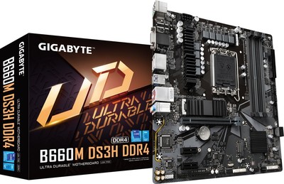 GIGABYTE B660M DS3H DDR4 Mainboard Intel Sockel 1700 Intel B660 USB-C 3.2 M.2