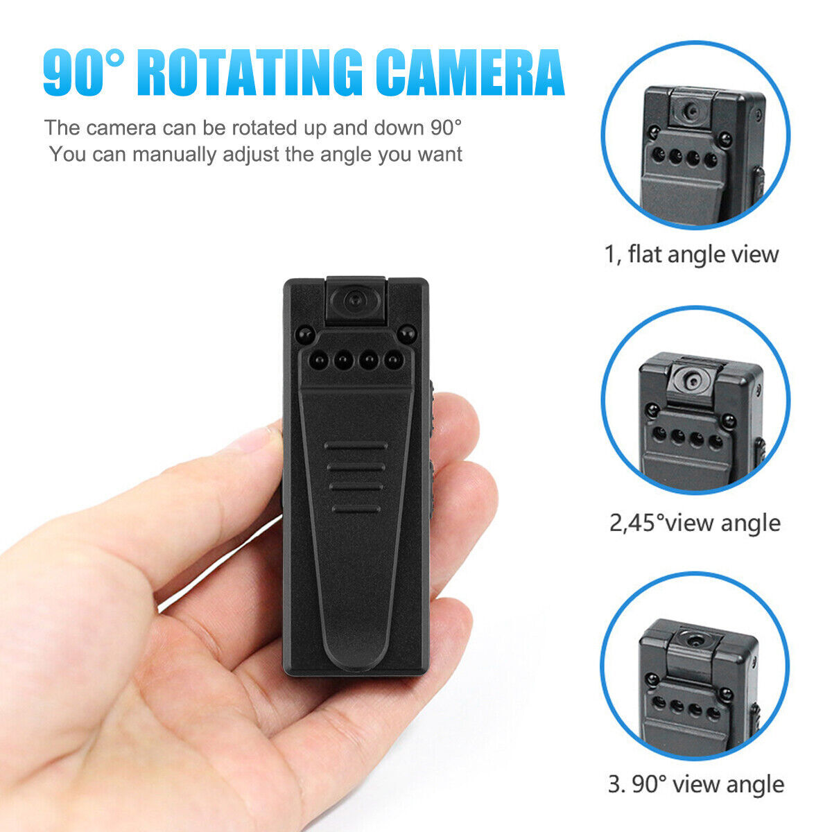 Mini Wireless Hidden Spy Camera Home Security 1080P HD IR Night Vision