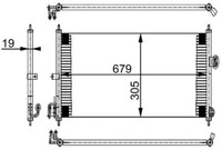 Mahle Kondensator Klimaanlage KlimaküHler FüR Nissan Almera II Hatchback N16