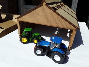 toy tractor shed