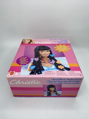 Christie Bead Blast Styling Head Barbie 2002 Vintage Mattel 47873
