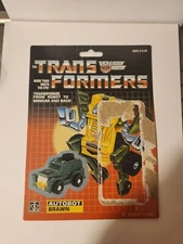 Transformers G1 - Brawn Cardback / Tech Spec - Reissue / KO
